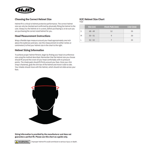 Hjc Youth Y10 Helmet - Mika - Mc1Sf - Medium FP70NUSF0S1V