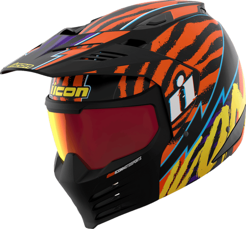 Icon Elsinore Helmet - Rad Dawn - Orange - Large 0104-3348