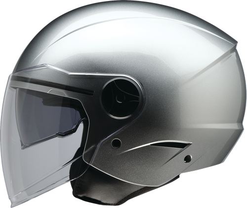 Z1R Scuzzi Helmet - Solid - Silver - Large 0104-3614