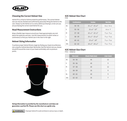 Hjc F31 Helmet - Bask - Mc10 - 2Xl JA21NUS8410V