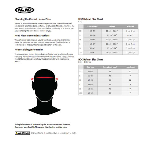 Hjc F31 Helmet - Solid - Black - Small JA21NUS4XBKV
