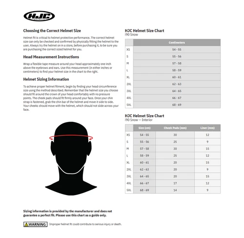 Hjc I90 Snow Helmet - Electric - Dual Pane - Syrex - Mc1Sf - Xl 358260