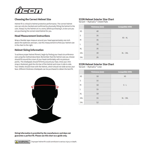 Icon Variant Liner - Medium - 18 Mm 0134-1177