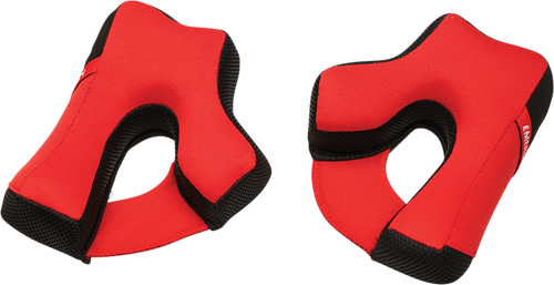Thor Reflex Cheek Pads - Red - 2Xl 0134-2839