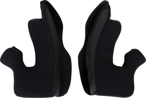 Moose Offroad Air Intake Cheek Pads - Black - 2Xl 0134-3200