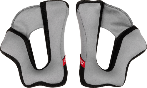 Thor Reflex Sport Cheek Pads - Gray/Black - Small 0134-3994