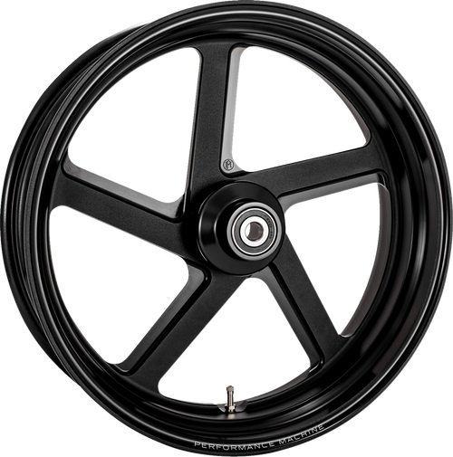 Performance Machine (Pm) Wheel - Pro-Am - Front - Dual Disc/With Abs - Black Ops - 18X5.5 1204-7814R-PRO-SMB