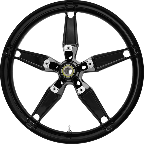 Coastal Moto Wheel - Daytona - Front - Dual Disc/With Abs - Black - 21X3.5 3D-DAY213SB-ABST