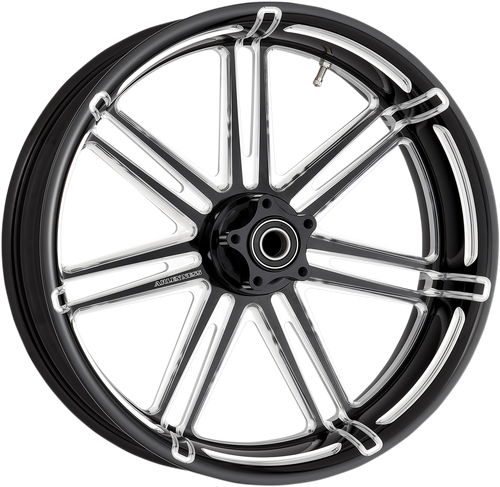 Arlen Ness Wheel - 7-Valve - Rear - Single Disc/With Abs - Black - 18X5.5 10301-203-6501