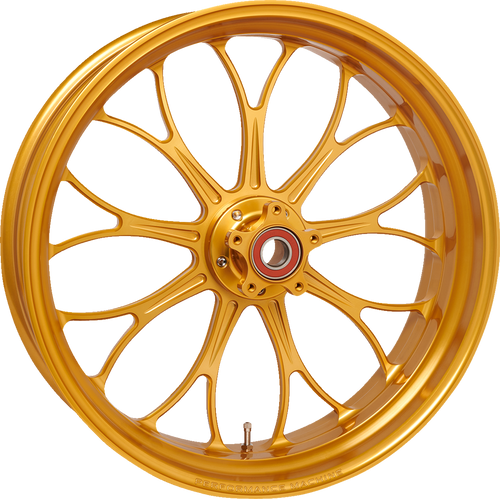 Performance Machine (Pm) Wheel - Revolution - Rear - Single Disc/With Abs - Gold Ops - 18X5.5 1269-7814R-RVNAP-G
