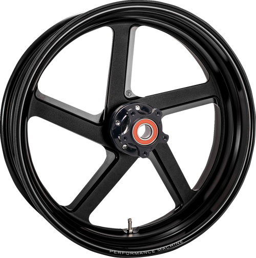 Performance Machine (Pm) Wheel - Pro-Am Race - Rear - Single Disc/Without Abs - Black Ops - 17X6 1270-7716R-PROAP-SMB