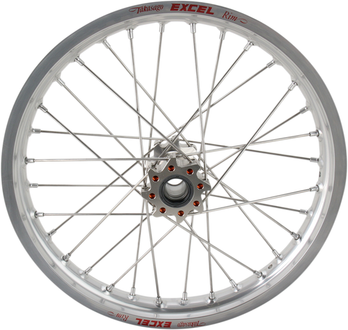 Excel Wheel Assembly - Pro Series - 32 Spoke - Front - Silver Hub/Rim - 21X1.6 2F7AS40