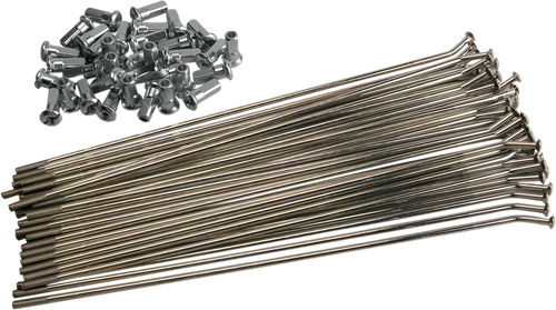 Moose Offroad Spoke Set With Nipples - Coated Steel - Rear - 19" - Kawasaki Kx/Suzuki Rm-Z250 1-20-209-S