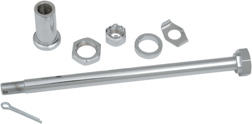 Drag Specialties Axle Kit - Rear - Chrome - '67-'72 Electra Glide 0214-0580