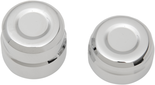 Drag Specialties Axle Caps - Rear - Chrome - Pair 0214-0832