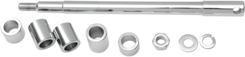 Drag Specialties Axle Kit - Front - Chrome - '00-'06 Softail/Dyna 0214-0953