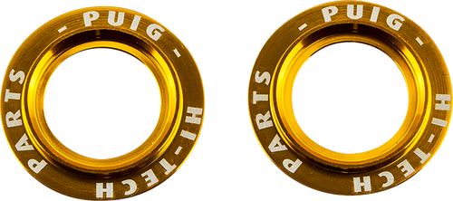 Puig Hi-Tech Parts Axle Slider Rings - Gold - Set 20271O
