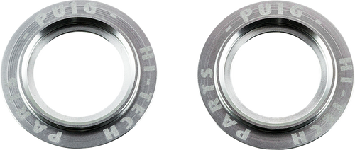 Puig Hi-Tech Parts Axle Slider Rings - Silver - Set 20271P