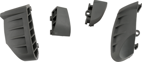 Puig Hi-Tech Parts Replacement Bumpers - Pro 2.0 - Gray - Set 20872U