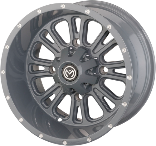 Moose Offroad Wheel - 399X - Front - Gray - 12X7 - 4/136 - 4+3 399MO127136KG4