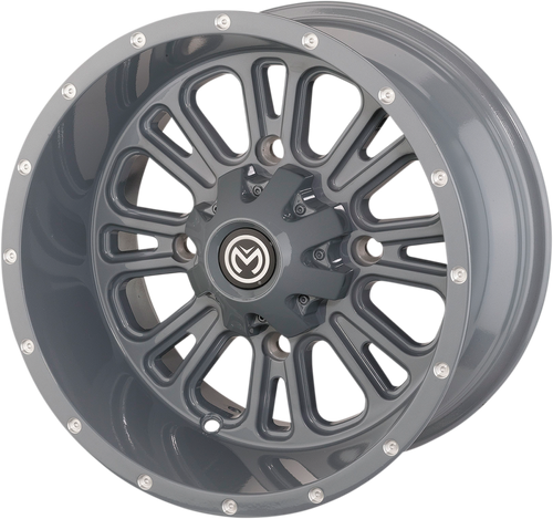 Moose Offroad Wheel - 399X - Rear - Gray - 14X8 - 4/156 - 4+4 399MO148156KG4