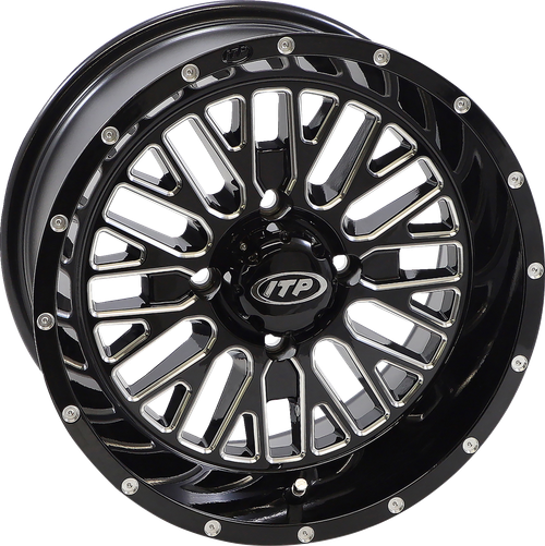 Itp Wheel - Momentum - Front/Rear - Black/Milled - 20X6.5 - 4/137 - 4+2.5 (+10 Mm) 2022744731B