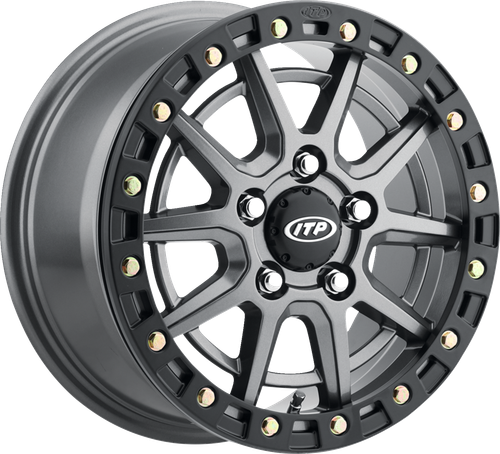Itp Wheel - Sd10 Beadlock - Front/Rear - Gray W/Black Ring - 15X7 - 5/4.5 - 6+1 1522850708B
