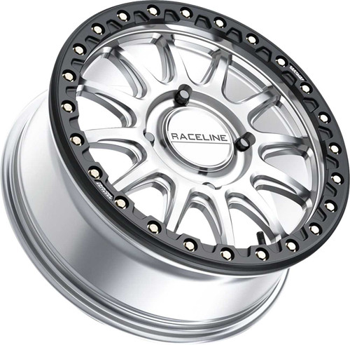 Raceline Wheels Wheel - Alpha - Front/Rear - Hyper Silver/With Black Ring - 17X7 - 4/137 - +25 Mm A14SB-77037+25