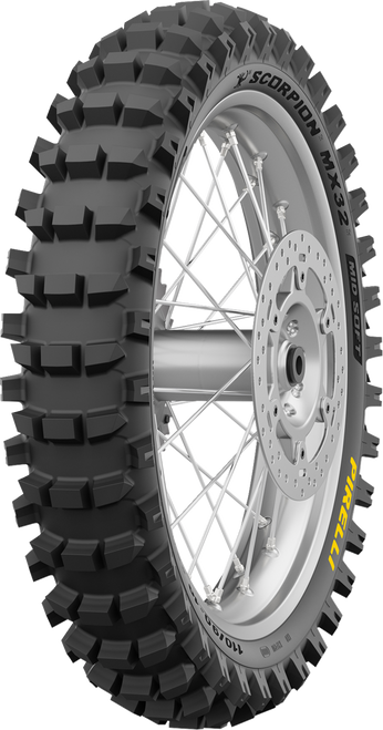 Pirelli Tire - Scorpion Mx32 Mid Soft - Rear - 110/90-19 - 62M 4574900
