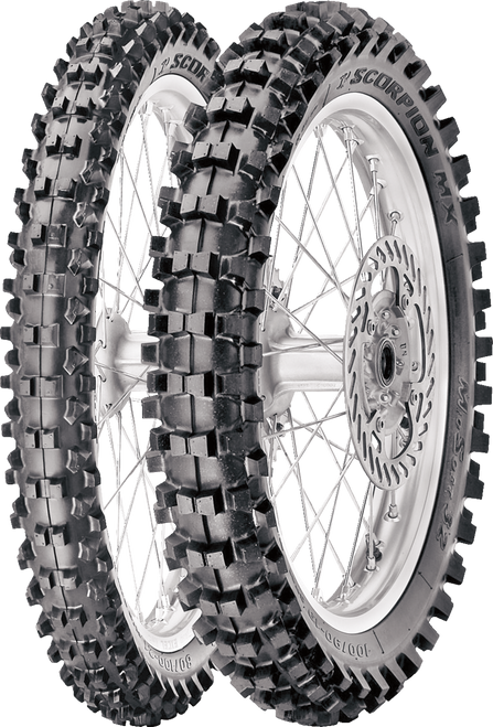 Pirelli Tire - Scorpion Mx32 Mid Soft - Rear - 2.75-10 - 37J 3842200