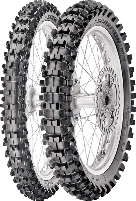 Pirelli Tire - Scorpion Mx32 Mid Soft - Rear - 90/100-16 - 51M 4238300