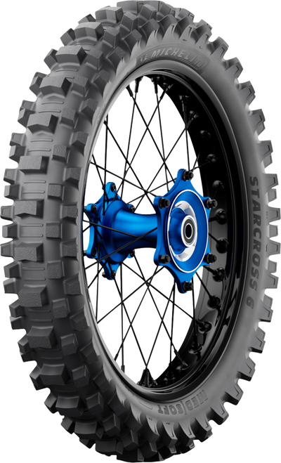 Michelin Tire - Starcross 6 Medium Soft - Rear - 120/90-18 - 65M 88813