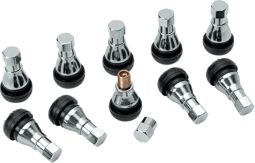 Dill Air Controls Valve Stem - Pull-In - Black/Chrome TR-412WZS