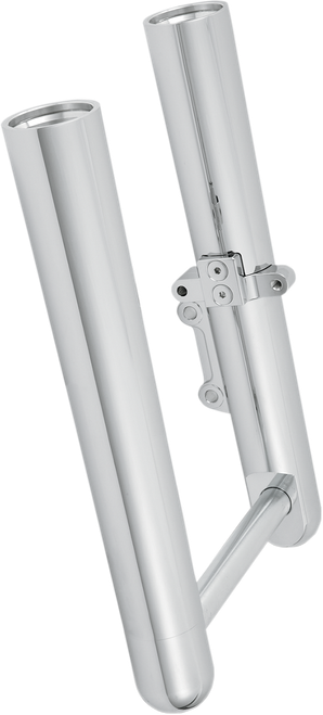 Arlen Ness Fork Legs - Chrome - Hot Legs - Custom Single Disc - Smooth - '00-'06 Flst 06-554