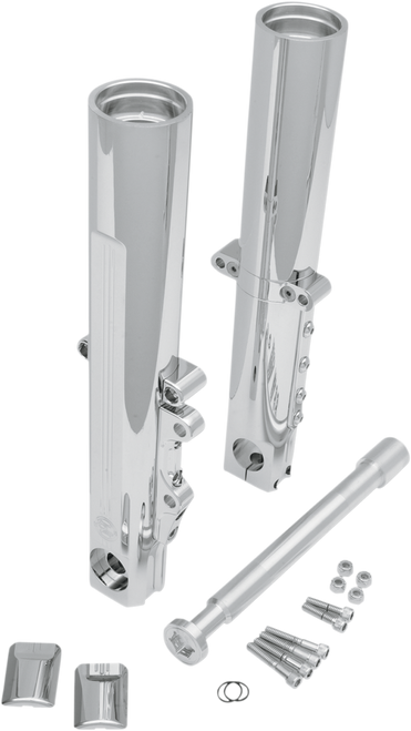Performance Machine (Pm) Fork Leg Kit - Chrome - Lower - Single Disc - '14-'20 Fl 0208-2097-CH
