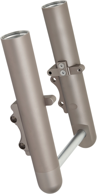 Arlen Ness Fork Legs - Titanium Anodized - Smooth - Dual Disc 06-507