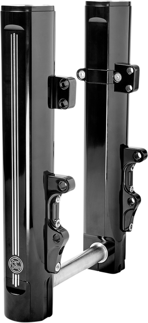 Performance Machine (Pm) Fork Leg - 49 Mm - Lower - Contrast Cut - Dual Disc 0208-2177-BM