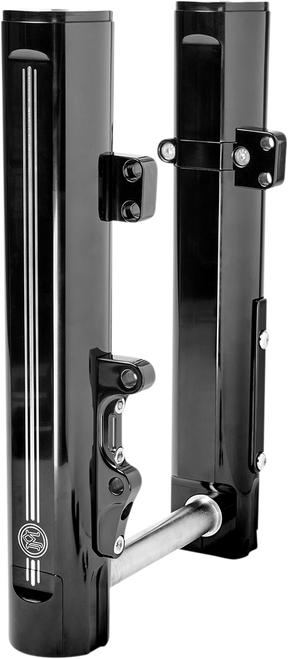 Performance Machine (Pm) Fork Leg - 49 Mm - Lower - Contrast Cut - Single Disc 0208-2178-BM