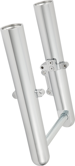 Arlen Ness Fork Legs - Chrome - Smooth - Single Disc 40-533