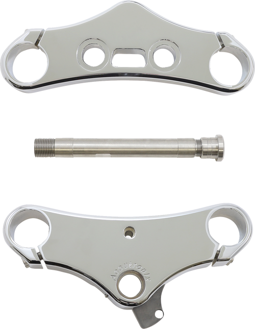 Accutronix Elite Triple Tree - 49 Mm - Chrome - 5° Rake TWD549-ESC