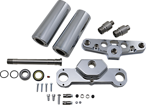 Hawg Halters Triple Tree - 4° - Chrome 41FBCR4