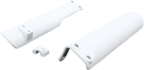Acerbis Lower Fork Covers For Inverted Forks - White 2253020002