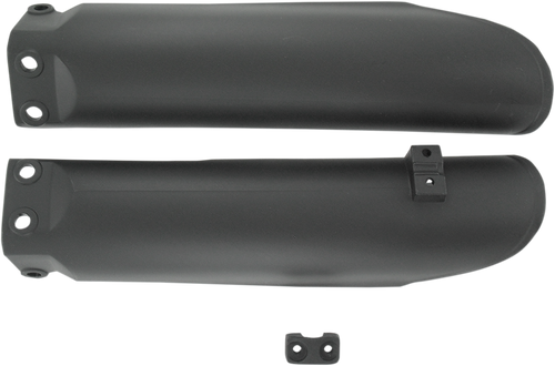Acerbis Lower Fork Covers For Inverted Forks - Black 2253090001