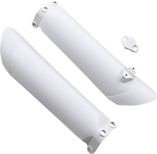 Acerbis Lower Fork Covers For Inverted Forks - White 2319630002