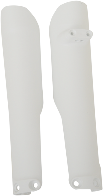Acerbis Lower Fork Covers For Inverted Forks - White 2470680002