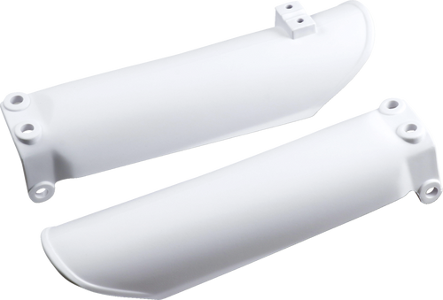 Acerbis Lower Fork Covers For Inverted Forks - White 2732020002