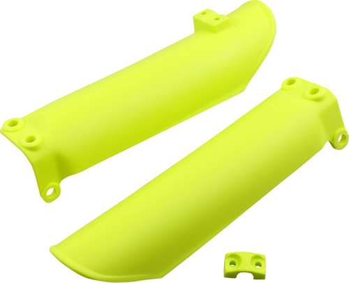 Acerbis Lower Fork Covers For Inverted Forks - Yellow 2732020005
