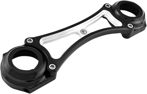 Performance Machine (Pm) Fork Brace - 41 Mm - Contrast Cut - '84-'17 Fxst 0208-2125-BM