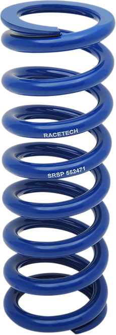 Race Tech Shock Spring - Rear - Blue - Sport Series - Spring Rate 397.59 Lb/In SRSP 552471