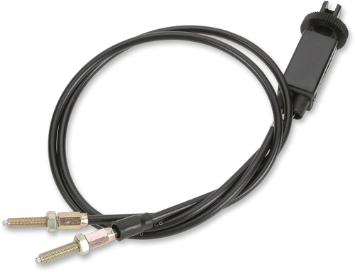 Parts Unlimited Universal Choke Cable - Dual - 90° 05-146-2